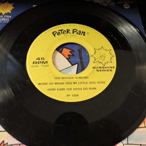 HUMPTY DUMPTY - PETER PAN RECORDS  45 rpm Children's songs BONUS DISCOUNT W/ 4 - Picture 6 of 10
